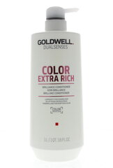 Prece ar bojājumu. Kondicionieris krāsotiem matiem Goldwell Color Extra Rich, 1000 ml cena un informācija | Preces ar bojājumiem | 220.lv