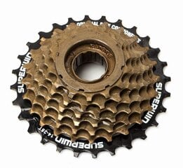 Shimano MF TZ-21 7-speed Freewheel 14-28T Brown cena un informācija | Citas velosipēdu rezerves daļas | 220.lv