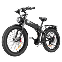 Elektriskais velosipēds Ridstar H26 Pro 26'', melns cena un informācija | Elektrovelosipēdi | 220.lv