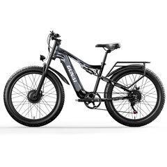 Elektriskais velosipēds pieaugušajiem Gunai GN68 Dual Motor, 26", melns cena un informācija | Elektrovelosipēdi | 220.lv