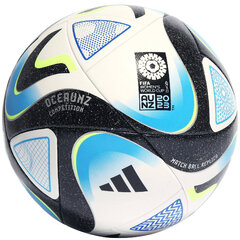 Piłka nożna adidas Oceaunz Competition biało-niebieska HT9016 цена и информация | Футбольные мячи | 220.lv