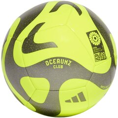 Futbola bumba Adidas Oceauz Club Ball, dzeltenpelēks HZ6932 cena un informācija | Futbola bumbas | 220.lv