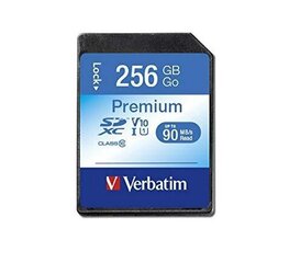 Verbatim SDXC 256GB цена и информация | Карты памяти для фотоаппаратов | 220.lv