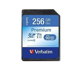 Verbatim SDXC 256GB cena un informācija | Atmiņas kartes fotokamerām | 220.lv