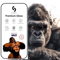 Сonnect Corning Gorilla Ultra Izturīgs 3D aizsargstils priekš Apple iPhone 15 Pro Max cena un informācija | Ekrāna aizsargstikli | 220.lv