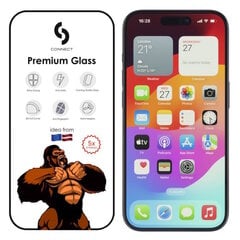 Сonnect Corning Gorilla Ультра прочное 3D Стекло для Apple iPhone 15 Pro Черный цена и информация | Защитные пленки для телефонов | 220.lv