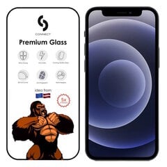 Сonnect Corning Gorilla Ultra Izturīgs 3D aizsargstils priekš Apple iPhone 12 / 12 Pro cena un informācija | Ekrāna aizsargstikli | 220.lv