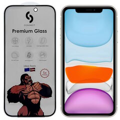 Сonnect Corning Gorilla Ultra Strong 3D Privātuma stikls Apple iPhone 11 / XR cena un informācija | Ekrāna aizsargstikli | 220.lv