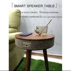 DesignDelight Smart kafijas galdiņš Nordic_walnut cena un informācija | Žurnālgaldiņi | 220.lv