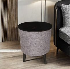 DesignDelight Smart kafijas galdiņš Night_black cena un informācija | Žurnālgaldiņi | 220.lv