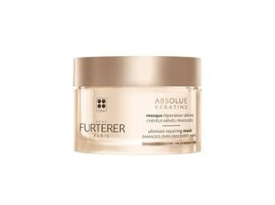 Rene Furterer Absolue Keratin Ultimate Repairing Mask stiprinoša maska rupjiem un nepaklausīgiem matiem Biezi mati 200 ml cena un informācija | Matu kondicionieri, balzāmi | 220.lv