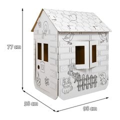 Māja XXL ar zirgiem 3D krāsojamā grāmata bērniem (ZKP.DOMEK.B) cena un informācija | Bērnu rotaļu laukumi, mājiņas | 220.lv