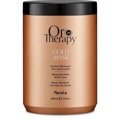 Fanola Oro Therapy 24k zelta maska Maska visiem matu tipiem 1000 ml cena un informācija | Matu kondicionieri, balzāmi | 220.lv