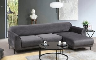 Stūra dīvāns-gulta Image Corner Right, pelēka cena un informācija | Stūra dīvāni | 220.lv