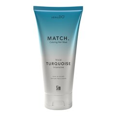 Tonējoša matu maska SensiDO Match Vivid Turquoise (Intensive) 200 ml cena un informācija | Matu kondicionieri, balzāmi | 220.lv