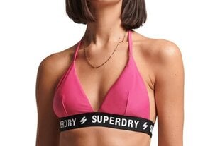 Superdry Triangile Elastīga bikini augšdaļa rozā krāsā cena un informācija | Peldēšanas komplekti | 220.lv