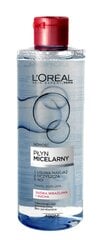 L´Oréal Paris Skin Expert micelārais ūdens - jutīgai|sausai ādai 400 ml cena un informācija | Sejas ādas kopšana | 220.lv