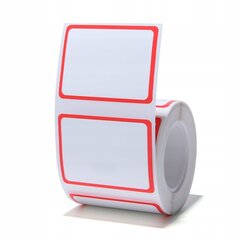 NIIMBOT Etiķetes RFID uzlīmes 40*30mm FRAME RED 230gab B Series Original cena un informācija | Burtnīcas un papīra preces | 220.lv