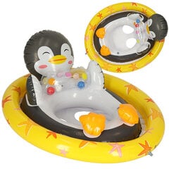 INTEX 59570 bērnu peldēšanas pontons ar pingvīna ratu AquaLuxe cena un informācija | Ūdens, smilšu un pludmales rotaļlietas | 220.lv
