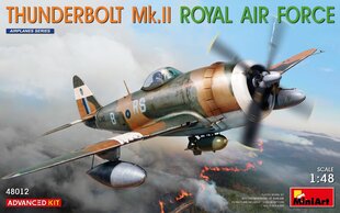 Līmējošais modelis MiniArt 48012 Thunderbolt Mk.II Royal Air Force Advanced Kit 1/48 цена и информация | Склеиваемые модели | 220.lv