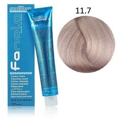 Fanola Colouring Cream profesionāla permanentā matu krāsa 11.7 100 ml cena un informācija | Matu krāsas | 220.lv