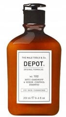 Depot Nr. 102 Anti-Dandruff & Sebum Control šampūns stiprinošs šampūns pret blaugznām 250 ml cena un informācija | Šampūni | 220.lv