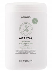 Kemon Actyva Volume E Corposita Conditioner укрепляющий кондиционер для объема волос 1000 мл цена и информация | Шампуни | 220.lv