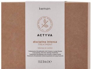 Kemon Actyva Disciplina Intensa Barojoša maska rupjiem un nepaklausīgiem matiem 12 x 30 ml cena un informācija | Šampūni | 220.lv