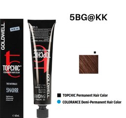 Goldwell Topchic Hair Color профессиональная перманентная краска для всех типов волос 5BG@KK 60 мл цена и информация | Краска для волос | 220.lv