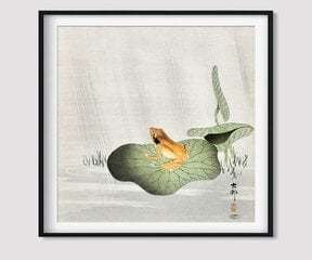 Varde uz lotosa lapas cena un informācija | Gleznas | 220.lv
