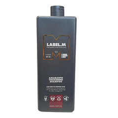 Label.M Amaranth Thickening Shampoo укрепляющий шампунь для объема волос 1000 мл цена и информация | Шампуни | 220.lv