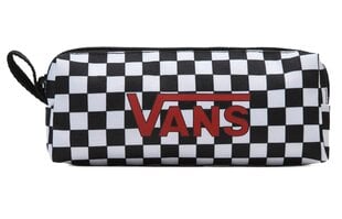 VANS POUCH-B skolas penālis melnbalts šaha galdiņš cena un informācija | Penāļi | 220.lv