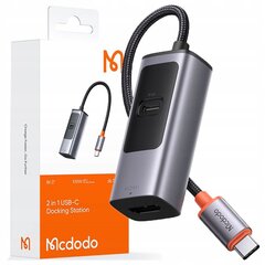 MCDODO KABEĻA ADAPTER ADAPTER HUB USB-C HDMI HDMI HDR EARC 4K 120HZ 8K 60HZ cena un informācija | Adapteri un USB centrmezgli | 220.lv