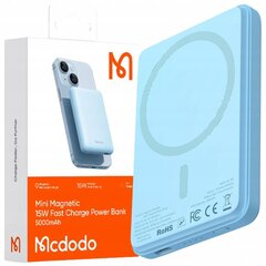 MCDODO ИНДУКЦИОННЫЙ POWERBANK ДЛЯ MAGSAFE 12 13 14 15 МИНИ БЕСПРОВОДНОЙ 5000 цена и информация | Зарядные устройства Power bank | 220.lv