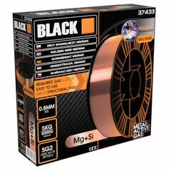 Сварочная проволока 0.8MM для сварки SG2 AWS 5.18 5000g 5KG MIGOMAT BLACK цена и информация | Сварочные аппараты, паяльники | 220.lv