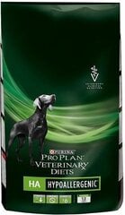 Purina Pro Plan Veterinary Diets Canine HA Hypoallergenic, 3 kg cena un informācija | Sausā barība suņiem | 220.lv