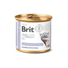 Brit Veterinary Diet Gastrointestinal ar lasi un zirņiem, 200 g cena un informācija | Sausā barība kaķiem | 220.lv