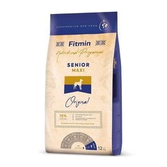 Fitmin Dog Maxi Senior ar mājputnu gaļu, 12 kg цена и информация | Сухой корм для собак | 220.lv