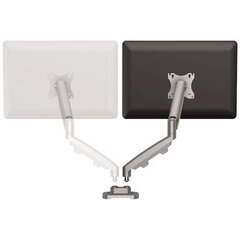 MONITOR ACC ARM DUAL EPPA|SILVER 9683701 FELLOWES цена и информация | Кронштейны для монитора | 220.lv