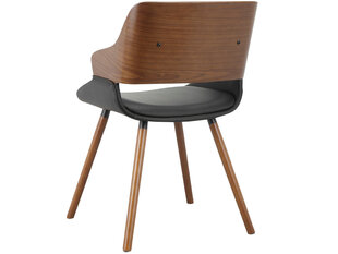 Комплект из 2-х стульев для столовой Loft24 Akira, черный цена и информация | Стулья для кухни и столовой | 220.lv