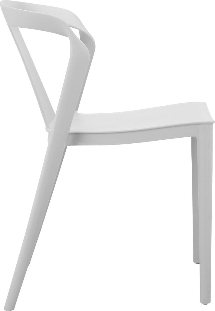 2 ēdamistabas krēslu komplekts Loft24 Aviva, pelēks cena un informācija | Virtuves un ēdamistabas krēsli | 220.lv