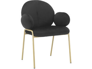 Комплект из 2-х стульев для столовой Loft24 Iwama, черный цена и информация | Стулья для кухни и столовой | 220.lv
