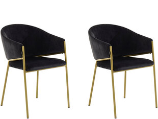 Комплект из 2-х стульев для столовой Loft24 Natalie, черный цена и информация | Стулья для кухни и столовой | 220.lv
