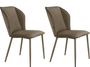 Комплект из 2-х стульев для столовой Loft24 Wilma, коричневый цена и информация | Стулья для кухни и столовой | 220.lv