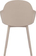 2 ēdamistabas krēslu komplekts Seiko, smilšu krāsas cena un informācija | Virtuves un ēdamistabas krēsli | 220.lv