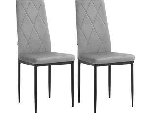Комплект из 2-х стульев для столовой Loft24 Melly, серый цена и информация | Стулья для кухни и столовой | 220.lv