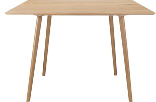 Обеденный стол 120 см на 8 мест из натурального дуба цена и информация | Кухонные и обеденные столы | 220.lv