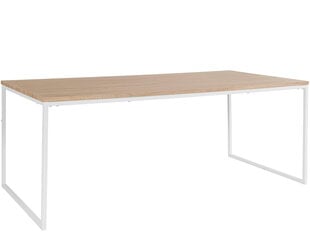 Столовый стол 200 см Дуб белый цена и информация | Кухонные и обеденные столы | 220.lv