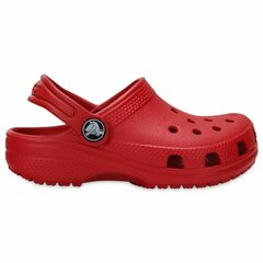 Čības zēniem Crocs, sarkanas cena un informācija | Bērnu čības, maiņas apavi | 220.lv