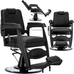 Friziera krēsls BarberKing Jesus, melns cena un informācija | Mēbeles skaistumkopšanas saloniem | 220.lv